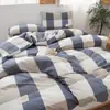 Juego de funda nórdica para dormitorio de estudiante, cama matrimonial, imitación algodón, apto para todas las estaciones