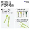 [Tamaño de Viaje] Set de Viaje de Pasta de Dientes y Cepillo de Dientes Baixi Kit de Cuidado Plegable Portátil Esencial para Viajes de Negocios y Viajes