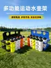 Estante de Almacenamiento Plegable para Botellas de Agua Deportivas de Diez Rejillas Estante Plegable para Bebidas de Gimnasio Estante Plegable para Vasos de Agua de Equipo de Ciclismo Portátil