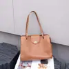 2026 Nuevo Bolso Tote Grande de Piel de Vaca Suave Estilo Chanel para el Trabajo, Bolso de Hombro Sencillo, Bolso de Mujer Versátil de Cuero Genuino, Moderno