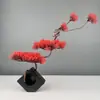 Decoración de Plato de Sashimi, Guarnición de Plato Frío para Catering de Hotel, Decoraciones de Flores y Hierbas de Plástico para Platos, Adornos Pequeños, Flor de Ciruelo de Invierno