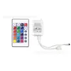 Controlador RGB de 24 teclas controlador infrarrojo lámpara de tira LED 12-24V con controlador