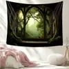 Yiwu Jit Pode Entregar Tecido para Fundo de Tapeçaria com um Design Simples de Floresta, um Item Popular na Temu, Shein, Amazon e Etsy