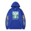 Hoodie Estampado de Batimento Cardíaco, Vazamento, Uma Peça, Outono e Inverno, Transfronteiriço, Masculino e Feminino, Top, Suéter de Lã