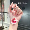 Juguete de Comida en Miniatura Fruta Bola de Arroz Tazón Adornos Estéreo DIY Accesorios de Resina de Moda Colgante para Llavero de Coche