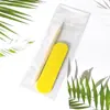 Kit de produto para manicure usar unha pequena tira de lixa terno arquivo de madeira descartável mini palito de madeira conjunto de duas peças Atacado