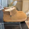 Botas Curtas Birkenstock Botas de Neve para Mulheres 2025 Novo Inverno Forradas com Lã Engrossadas Nordeste Sola Grossa Antiderrapante Quentes Botas Curtas