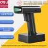 Deli 14970Wb Scanner de Código de Barras Unidimensional e Bidimensional Bluetooth Sem Fio para Armazenamento, Logística, Varejo e Conexão Bluetooth com Celular