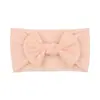 Diadema Elástica de Nylon Tejida a Mano de Color Sólido con Lazo de Ala Ancha para Niños, Amazon Europeo y Americano Transfronterizo, Accesorios para el Cabello Infantil 228