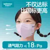 Mascarillas Protectoras 3D de Baja Resistencia, a Prueba de Polvo y Transpirables para Niños Estudiantes de 6 a 14 Años, 20 Piezas/Caja
