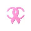 Cuentas de Silicona Rosa Cinta Cruzada, Cuidado de la Salud de la Mujer, Pulseras DIY, Collares, Accesorios para Cuentas, Cuentas Sueltas al por Mayor