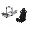 Artcockpit 4080 Perfil de Aluminio Soporte de Carreras Simulador de Asiento Thrustmaster Fanatec