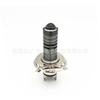 Faro LED para motocicleta transfronterizo Lente bicolor amarillo y blanco H4P15D Vehículo eléctrico Faro de un solo faro de tres garras alto y bajo