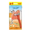 Barbeador Lâmina de Barbear Pérola Max Lâminas de Barbear de Três Camadas Manual Conjunto para Salão de Beleza Uso Doméstico Barbeador