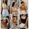 26188 # Sujetador Nuevo Estilo de Encaje Sin Costuras Espalda Descubierta para Mujer, Invisible Simple Anti-Exposición Push-Up Copa Fija Sujetador Cómodo