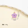Colgante Popular Multicolor de Flor Transfronterizo para DIY Collar Pulsera Accesorios de Joyería Exquisito Colgante de Flor de Cinco Pétalos Margarita