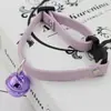 Collar colorido para mascotas de 23 colores, con cascabel, de terciopelo coreano, para perro, gato, accesorios de decoración para el cuello