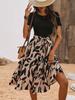 Vestido Corto de Verano 2026 Nuevo Elegante con Estampado y Patchwork para Mujer Transfronterizo Europeo y Americano Amazon Aliexpress