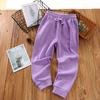 Calça Esportiva Infantil Outono e Inverno Novo Estilo Calça de Malha para Crianças de Meia-Idade e Grandes Calças Compridas para Meninos e Meninas Estilo Coreano Calça Infantil para Geração
