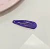 Presilhas de Cabelo Coloridas de Doce para Crianças 5cm, Presilhas de Cabelo Fofas Coloridas em Forma de Gota d'Água, Presilhas BB com Gotejamento de Óleo, Presilhas Laterais para Franja, Acessórios de Cabelo para Meninas