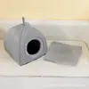 Iurta para Cachorro Casa para Gato Casa para Cachorro Fechada Removível e Lavável Suprimentos para Animais de Estimação Casa Pequena para Animais de Estimação Espessa e Quente de Inverno