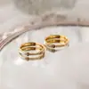 Anillo de diamante de Fritillary para mujer, mismo estilo de TikTok, diseño de nicho, anillo de dedo índice moderno de lujo ligero, anillo simple de estilo frío