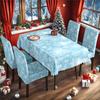 Mantel Clásico Original de Copo de Nieve Navideño Impermeable Rectangular Mantel Navideño Mantel para Mesa de Café Funda Elástica para Silla