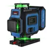 Nivelador Láser Infrarrojo de 12 Líneas Luz Verde Alta Precisión Nivelación Automática Marcador Láser de Pared Piso 16 Líneas 8