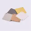 Pendientes Colgantes de Cobre Geométricos Cuadriláteros Sólidos Multicolor Electrochapados de Doble Agujero de 15 mm Ecológicos