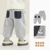 Ropa Infantil Panda Kaka Pantalones para Niños Niños Pantalones Largos Casuales Niñas Pantalones Deportivos Ropa de Otoño Bebé Pantalones de Chándal de Otoño Modernos