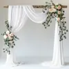 Velo para Arco de Boda Estilo Ins Personalizado, Impermeable y Resistente al Sol, Velo Decorativo para Césped al Aire Libre, Accesorios de Boda, Exclusivamente para Venta Transfronteriza