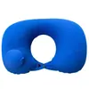 Almohada Inflable en Forma de U con PVC Afelpado para Viajes al Aire Libre, Almohada de Cuello Portátil, Almohada para Cuello en Forma de U, Portátil para Uso al Aire Libre