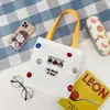Estilo Japonés Estilo Universitario chic Linda Chica Suave Bolso de Lona Femenino Estilo Coreano Estilo ins Chica Dibujo Animado Estudiante Bolso Cruzado