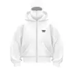 Chamarra Sudadera Bordada Simple Nueva de Diseño de Nicho a Prueba de Viento con Cremallera Doble Extremo Otoño e Invierno 2025 Europea y Americana Transfronteriza