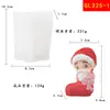 Navidad transfronteriza varios Papá Noel casa de cuento de hadas moldes de silicona DIY aromaterapia yeso moldes de decoración de escritorio