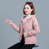 Chaqueta acolchada para madres de mediana edad, ajustada, cálida, de algodón, informal, con capucha, corta, a la moda, 2024