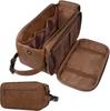 Bolsa de Almacenamiento Impermeable y Resistente a Manchas de Gran Capacidad Transfronteriza para Artículos de Tocador de Hombre, un Set Imprescindible para Viaje para Afeitar y Cuidado