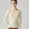 Suéter 100% caxemira pura para mulheres, prêt-à-porter de primeira linha, decote irregular de um ombro só, para usar por baixo, suéter de tricô quente, camada base, suéter de tricô