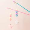 Cuerda elástica nueva bola de pelo colgante de estrella palo para gatos rascador para gatos resistente a mordeduras palo para gatos juguete para gatos salida de fábrica