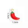 Colgante de Fruta de Aleación con Goteo de Aceite Mixto Accesorios DIY Pulsera Aretes Accesorios Colgante Cereza Fresa Piña