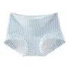 Calzoncillos Bóxer de Algodón Puro para Mujer, Ropa Interior Sencilla para Mujer de Cintura Media-Alta, Cobertura de Cadera 10A Longitud Extendida, Entrepierna Antibacteriana 100% Algodón