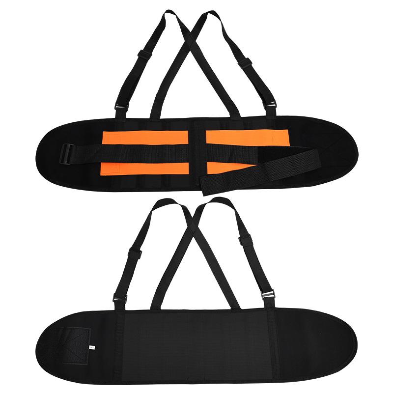 男女通用双层加压透气弹力背带支撑工人工作生产举重护腰带