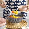 Cuchara de Sopa Cerámica Porcelana de Hueso Hotel Hogar Cuchara Grande Cuchara para Gachas Cuchara Grande para Arroz Cuchara Grande para Arroz Cuchara de Mango Largo Vajilla Cuchara Grande para Arroz