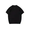 G-stone Polo de Punto para Hombre con Media Cremallera, Manga Corta, Cuello Solapa, Color Sólido, Casual, Moderno, Manga Corta