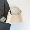 Bolsa de mão plissada em formato de meia-lua retrô, nova coleção outono/inverno 2026, estilo retrô e ousado feminino, bolsa de ombro, bolsa feminina única e estilosa