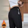 Comércio Exterior 2026 Calças Jacquard com Cintura Elástica Masculinas Novas Calças Cargo Retas Largas Masculinas Calças Casuais Masculinas com Plus Veludo