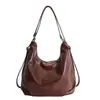 Mochila Retro de Alta Gama Elegante de Gran Capacidad para Mujer 2026 Nueva Primavera Versátil para Viajar al Trabajo Bolso de Hombro Cruzado