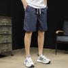 Shorts Finos de Seda de Hielo para Hombre 2024 Nuevo Verano Holgados Talla Grande Marca de Moda Pantalones de Cinco Puntos de Secado Rápido