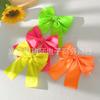 Pinza de resorte con lazo de cinta fluorescente de estilo europeo y americano de venta caliente transfronteriza, pasador de pelo de color sólido, accesorios para el cabello, tocado al por mayor