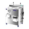 Moedor de carne automático multifuncional de aço inoxidável de alta potência comercial para refeitórios, fabricação de linguiça e corte de carne máquina tudo-em-um